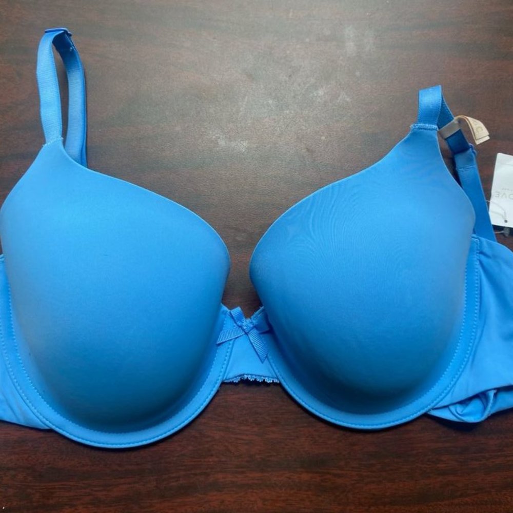 NEW WITH TAGS Blue 36C GAP Breathe Favorite Coverage Bra
